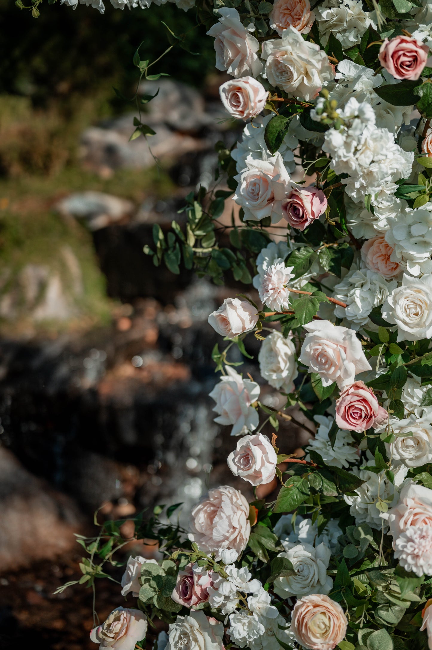 Claire Floral Pillars