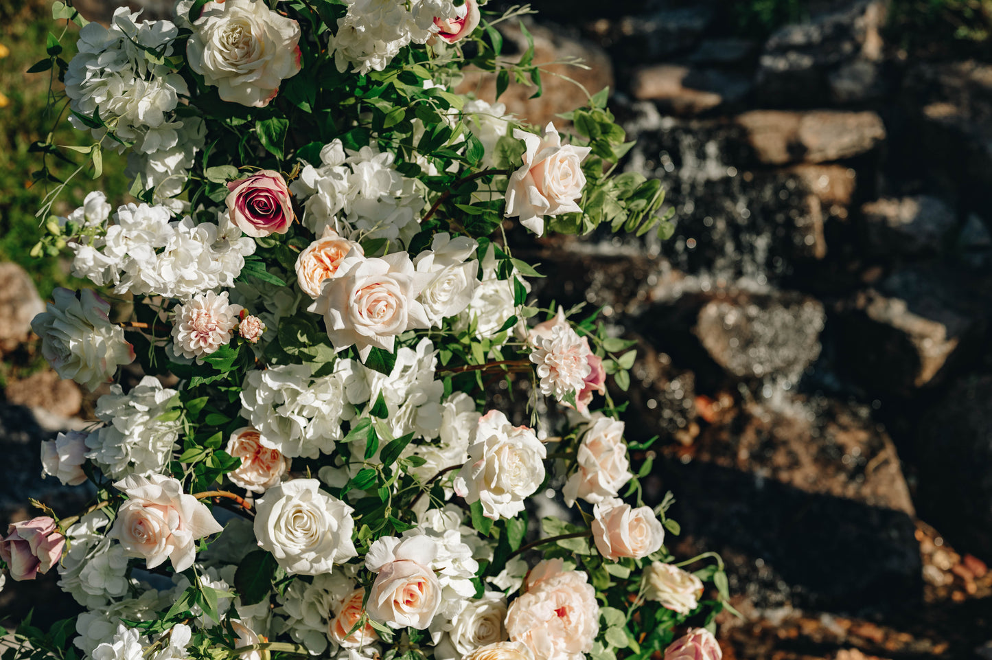 Claire Floral Pillars