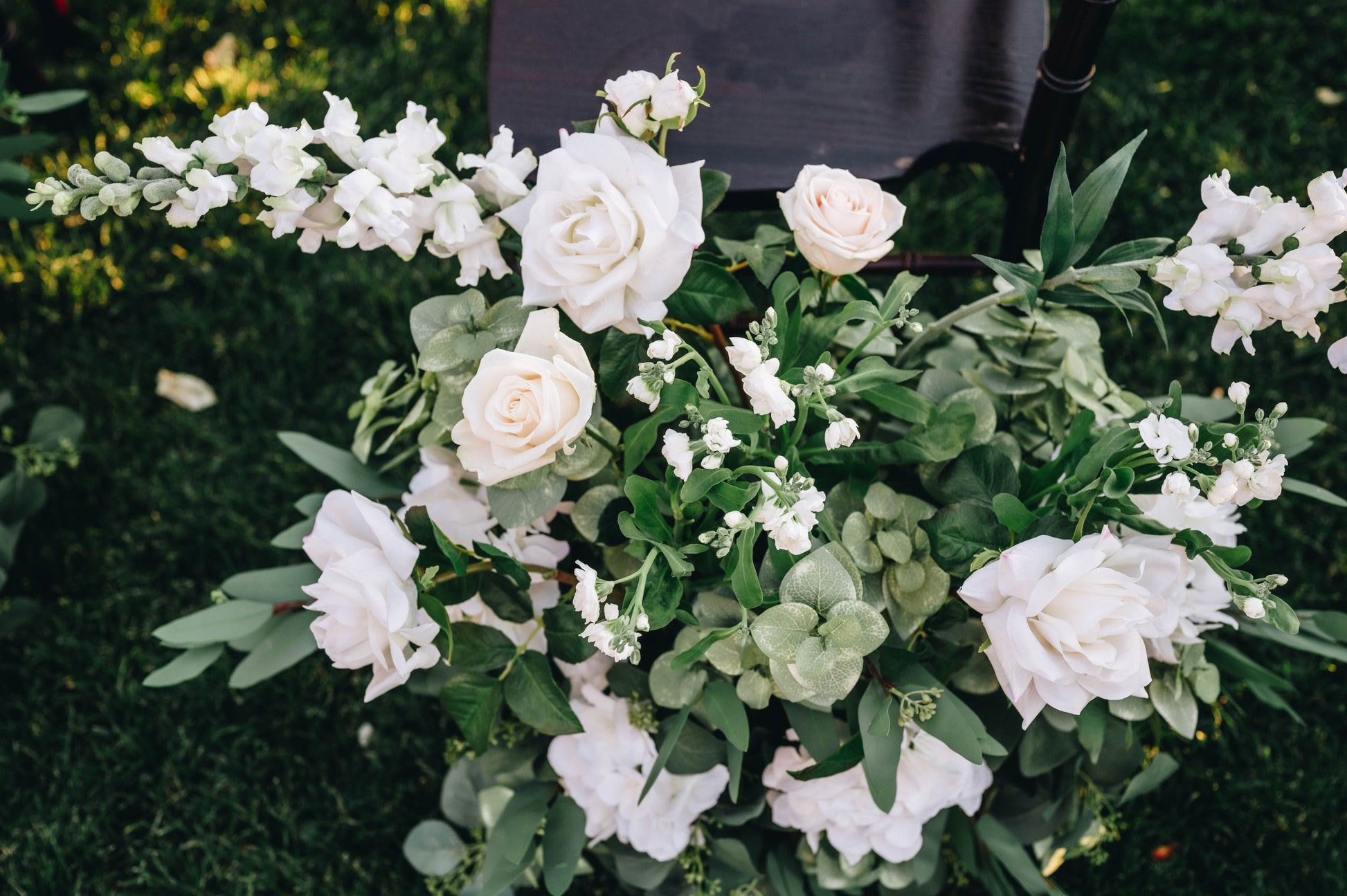 floral rental wedding ceremony aisle flowers